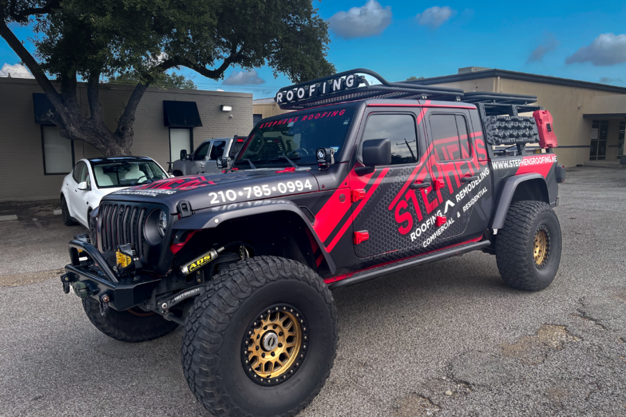 Stephens Wrapped Jeep